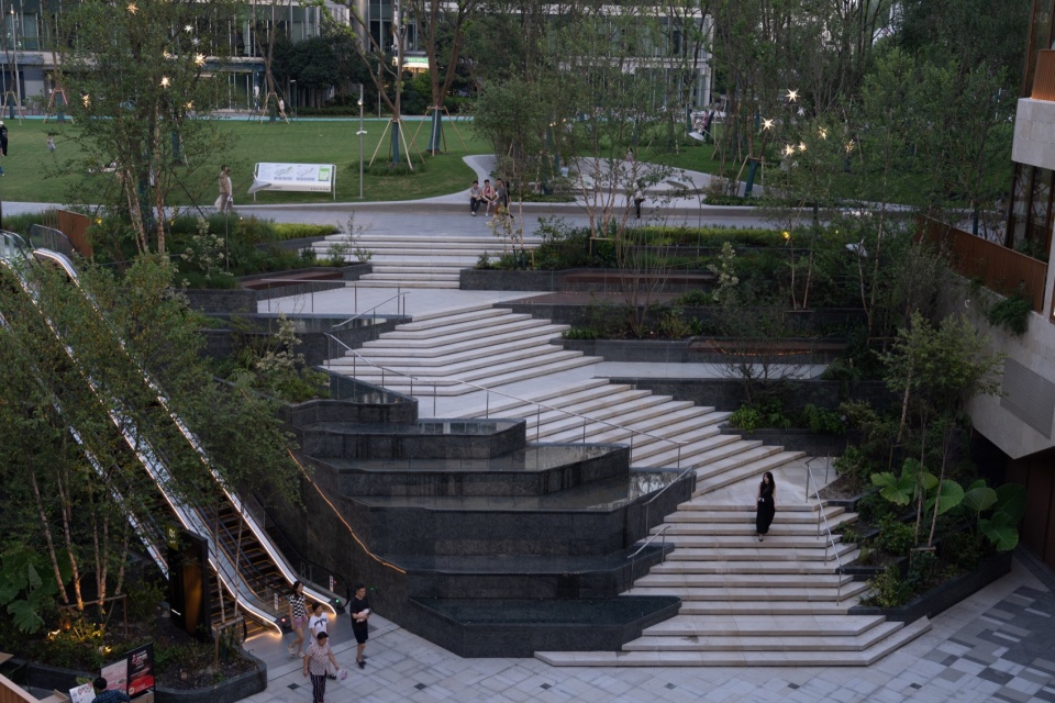 Midtown Forest Shanghai Xuhui Vanke Plaza Landscape Practice by THLA