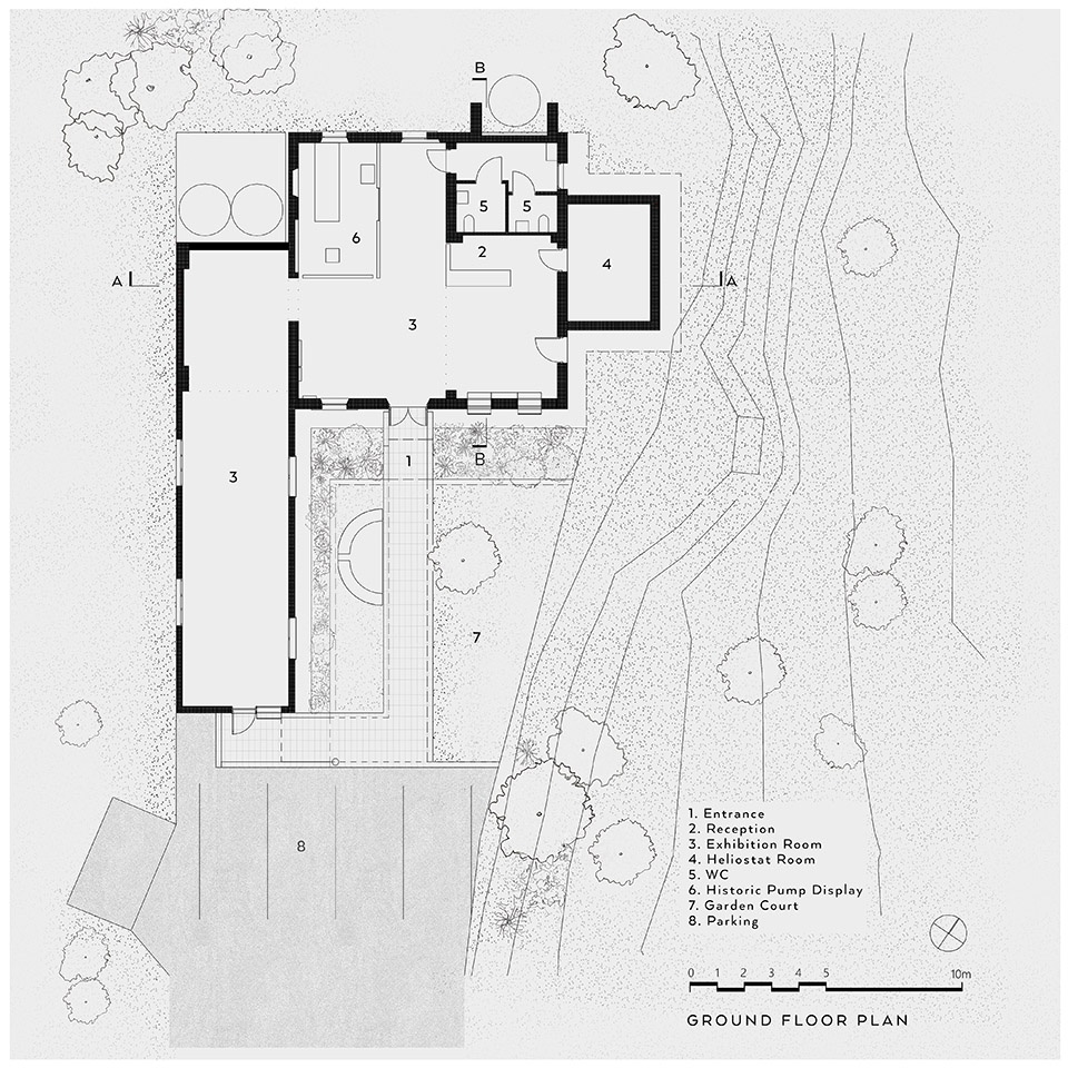 new visitors centre toilet block for the south african astronomical observatory in cape town by salt architects