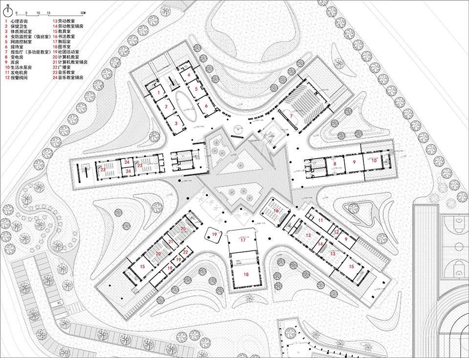 gucheng campus of simao first primary school by scut
