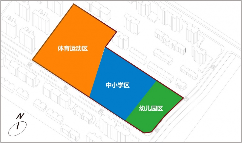 Baoji Weibin No 1 School by c d Design Center