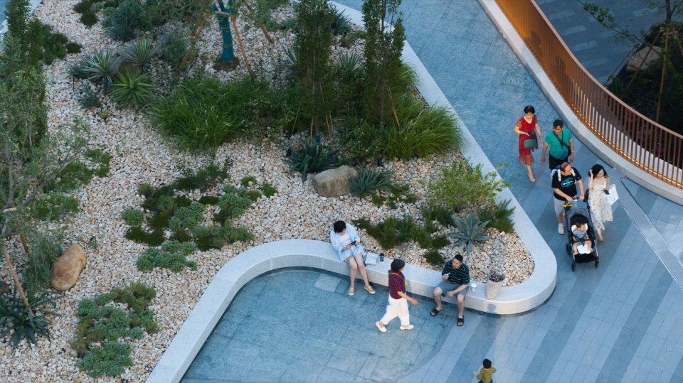 Midtown Forest Shanghai Xuhui Vanke Plaza Landscape Practice by THLA