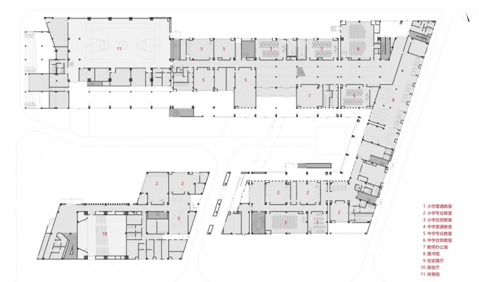 Baoji Weibin No 1 School by c d Design Center