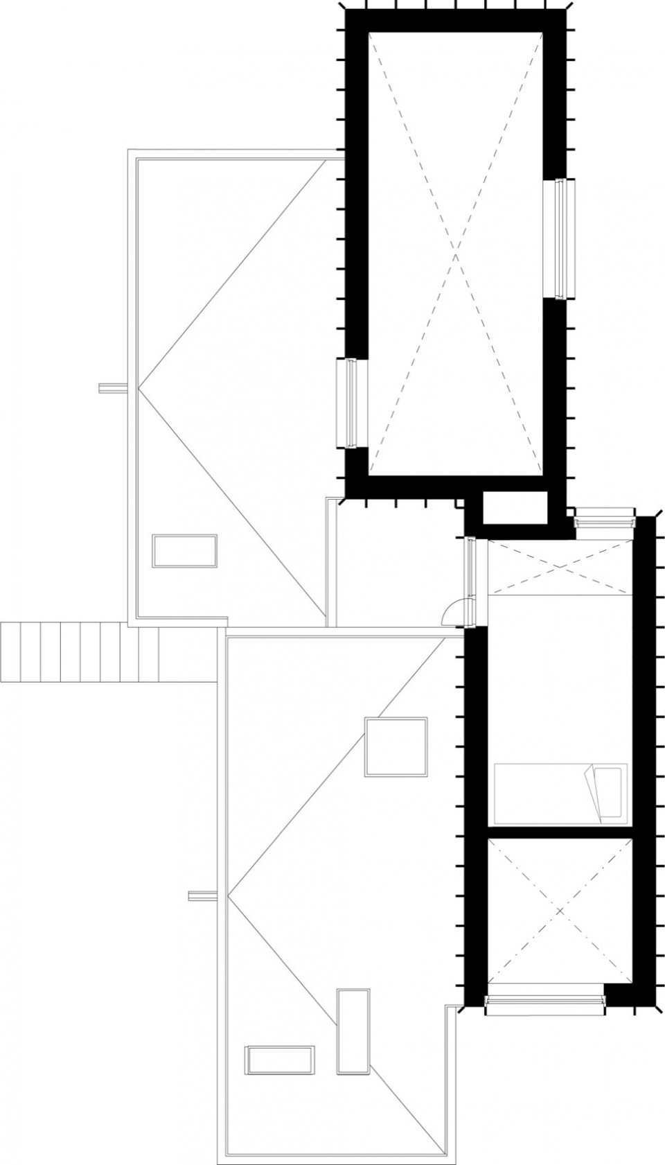 House with a hidden atrium by FAF