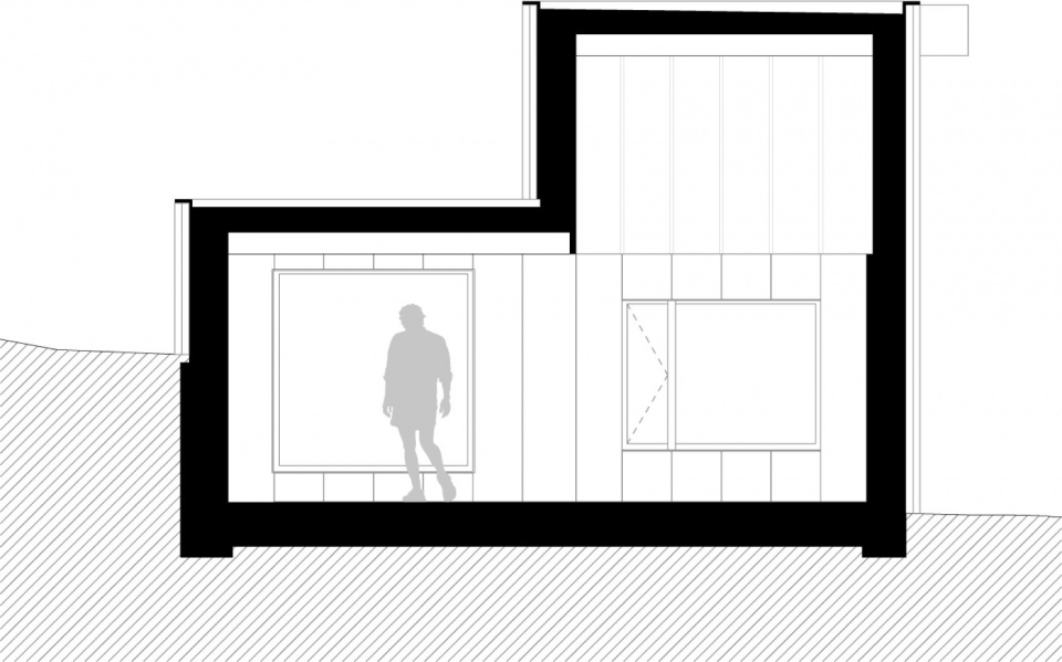 House with a hidden atrium by FAF