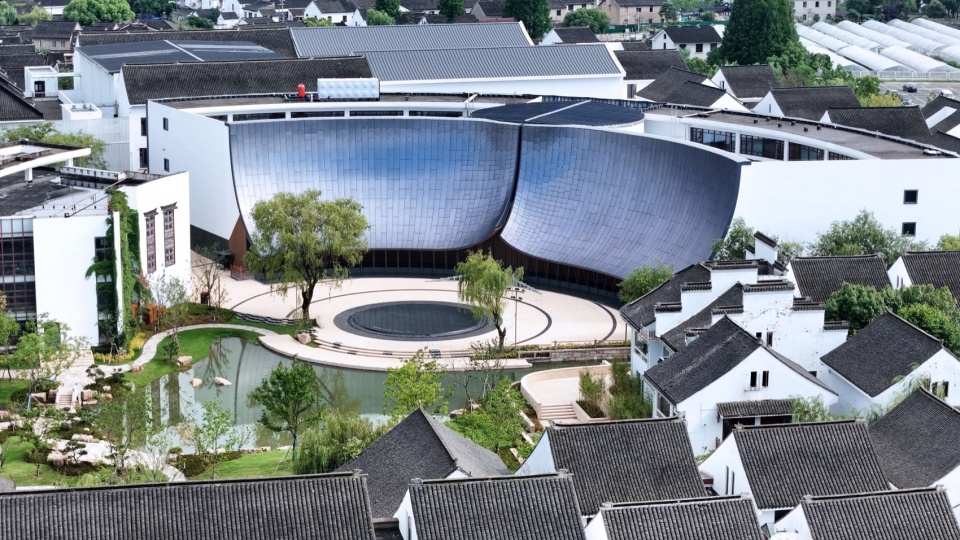 Zhouzhuang Theater Façade Renovation by The Design Institute of Landscape and Architectural China Academy of Art Co Ltd Practice o...