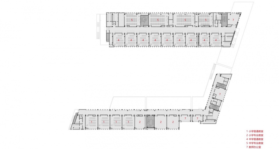Baoji Weibin No 1 School by c d Design Center