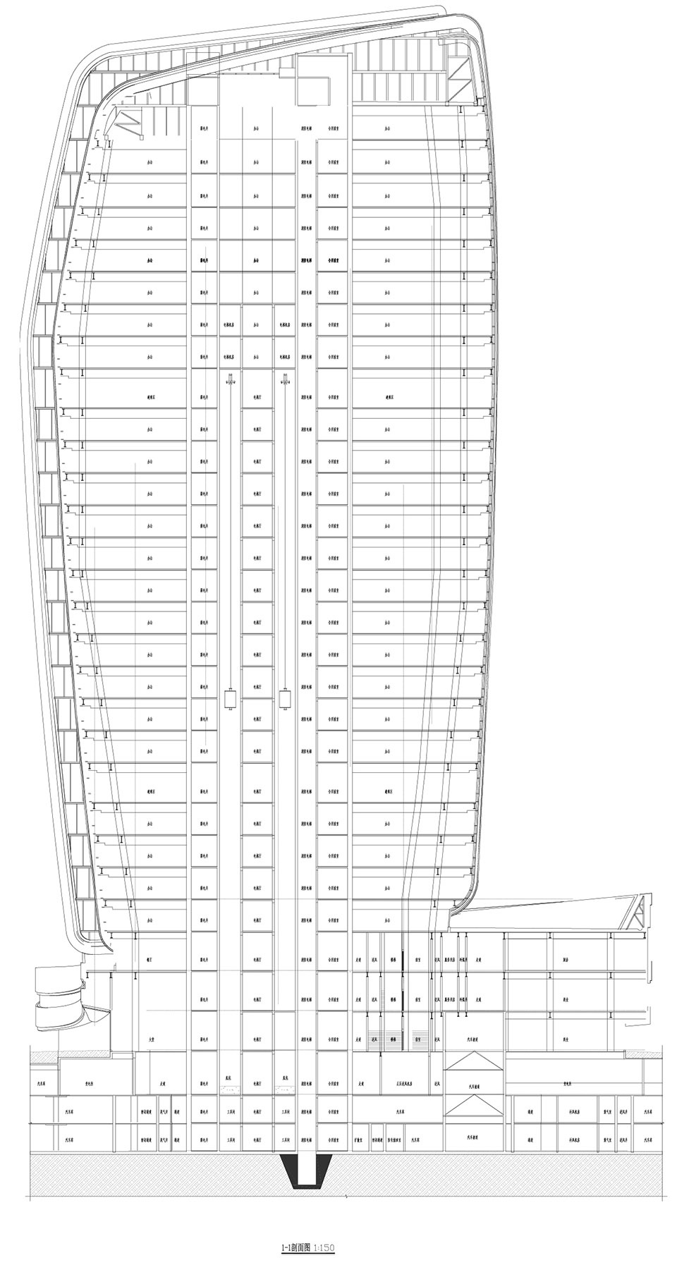 guanyun qiantan city sails in hangzhou by aedas