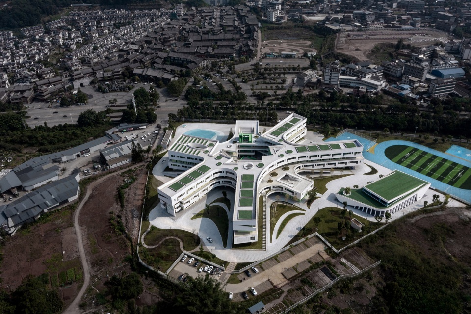gucheng campus of simao first primary school by scut