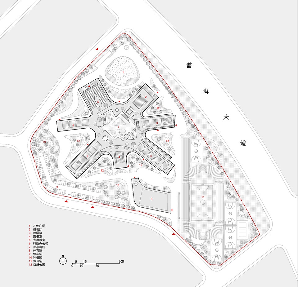 gucheng campus of simao first primary school by scut