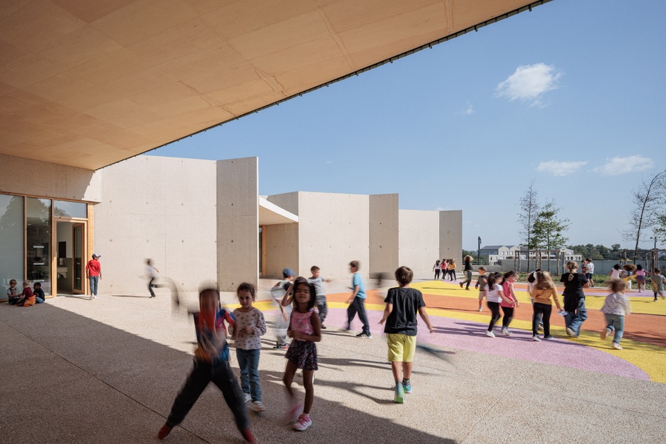 claudine hermann school by sam architecture