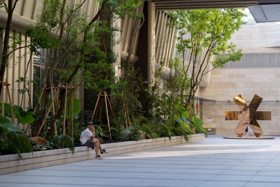 Midtown Forest Shanghai Xuhui Vanke Plaza Landscape Practice by THLA