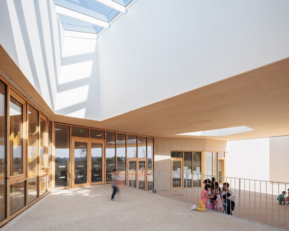 claudine hermann school by sam architecture
