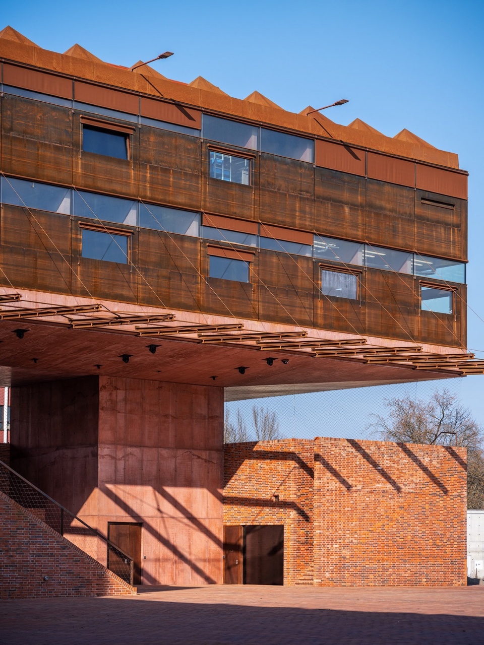 gampa and sfera with public spaces of automatic mills in pardubice by sepka architekti