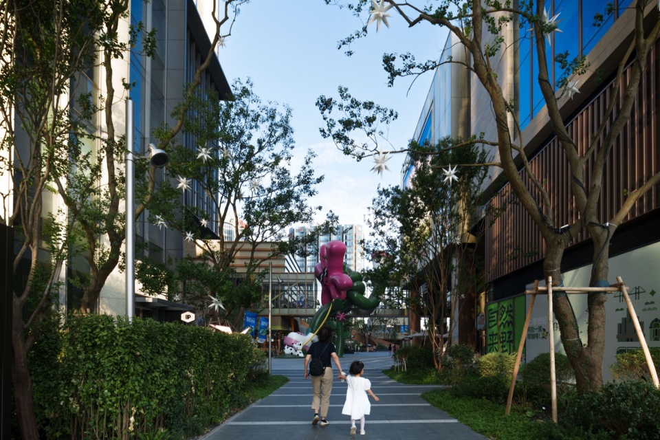 Midtown Forest Shanghai Xuhui Vanke Plaza Landscape Practice by THLA