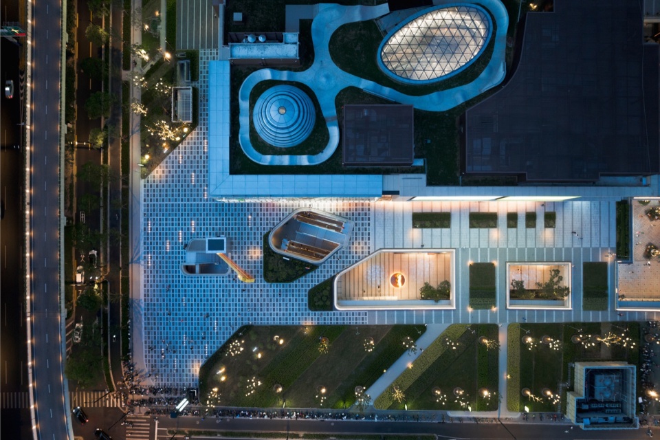 Midtown Forest Shanghai Xuhui Vanke Plaza Landscape Practice by THLA