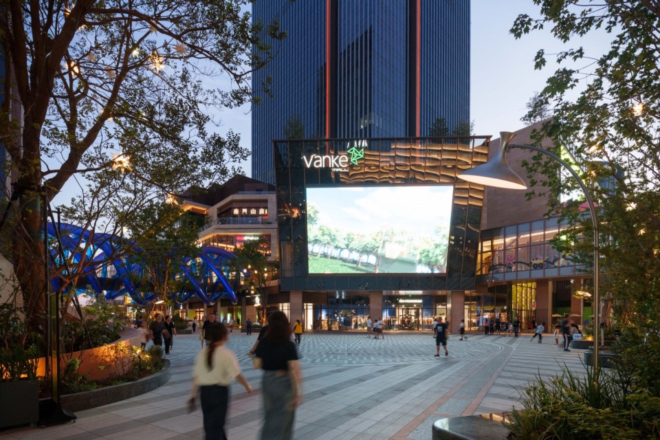 Midtown Forest Shanghai Xuhui Vanke Plaza Landscape Practice by THLA