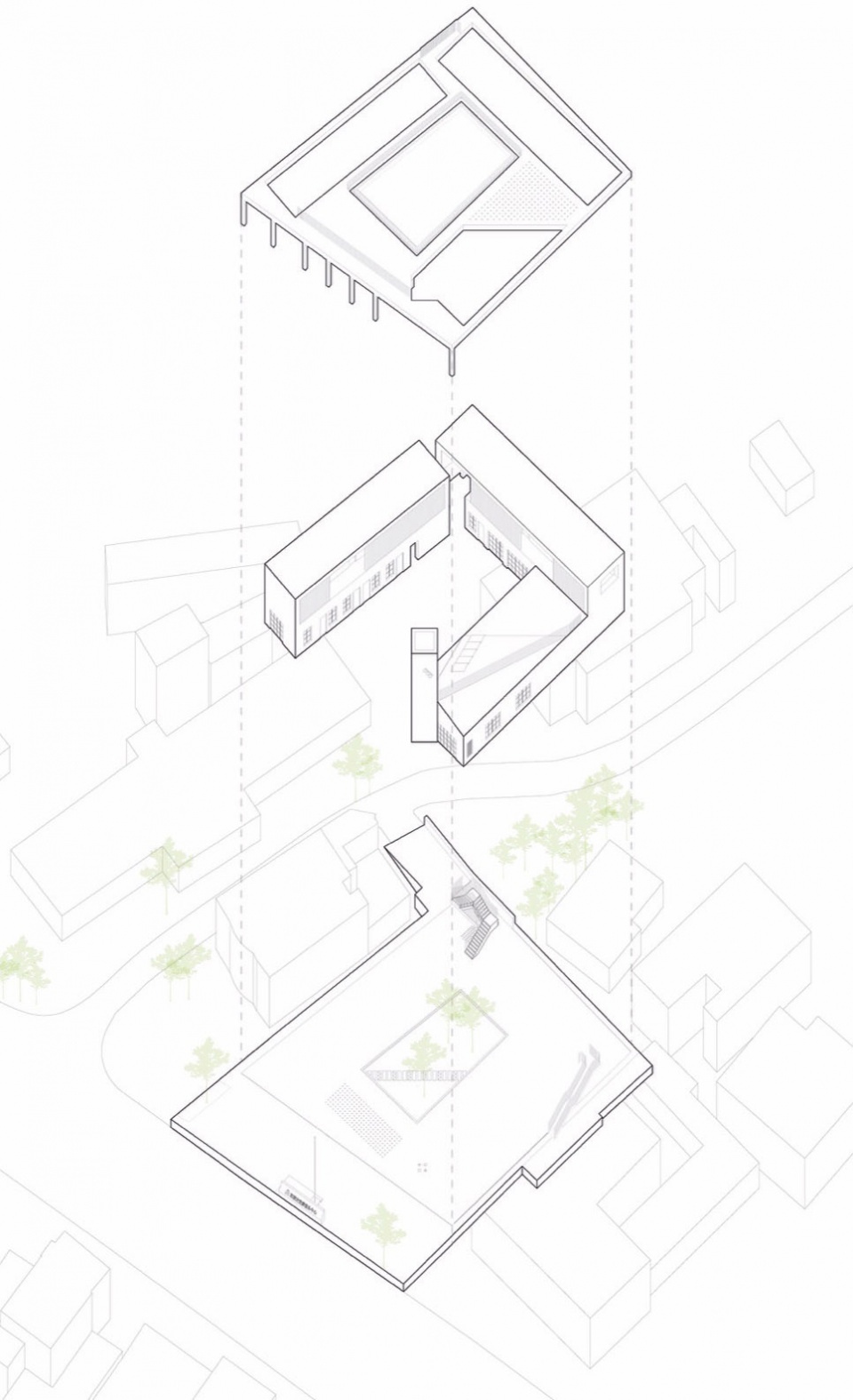 Yangbei Village CCP Elderly Day Care Center by Studio 10