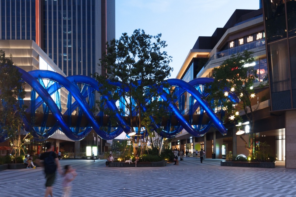 Midtown Forest Shanghai Xuhui Vanke Plaza Landscape Practice by THLA
