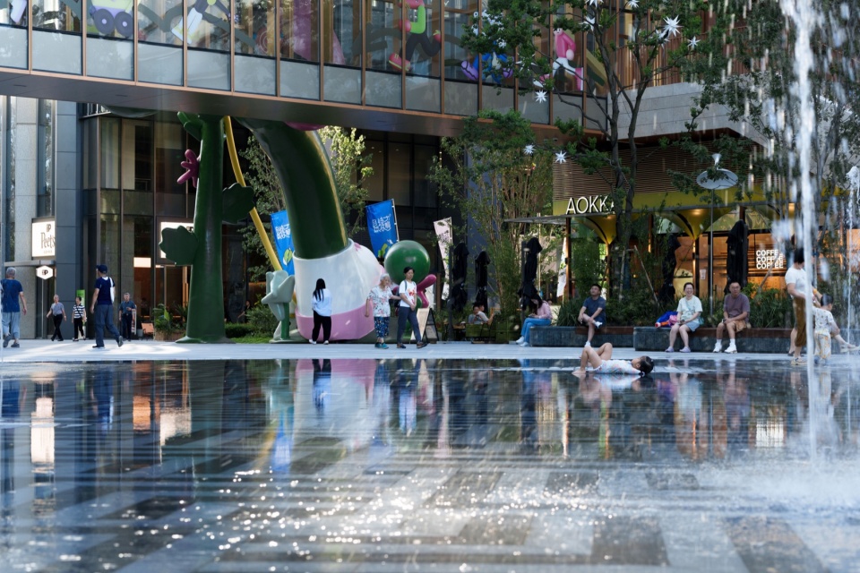 Midtown Forest Shanghai Xuhui Vanke Plaza Landscape Practice by THLA