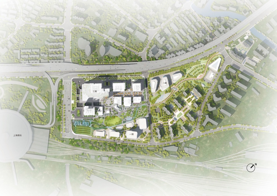 Midtown Forest Shanghai Xuhui Vanke Plaza Landscape Practice by THLA