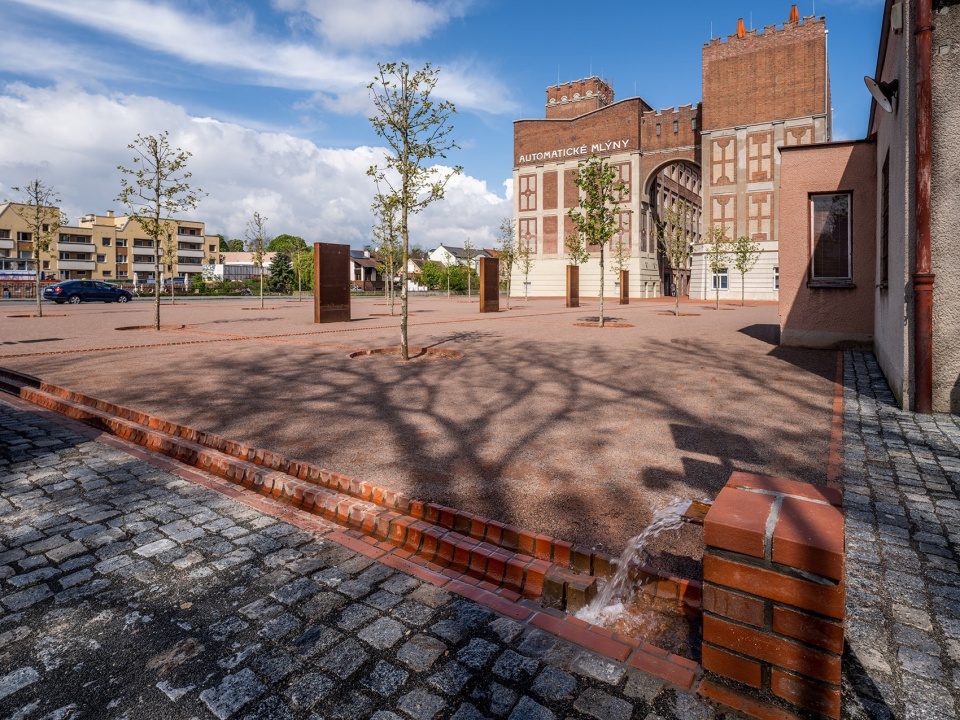 gampa and sfera with public spaces of automatic mills in pardubice by sepka architekti
