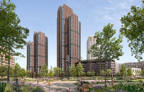 国王路公园方案，伦敦 / Foster + Partners