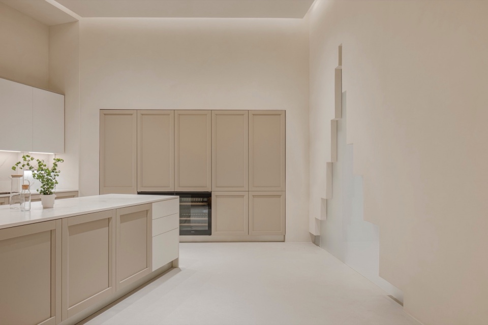 The different kitchen spaces also evoke the five human senses in the gallery ©W Workspace