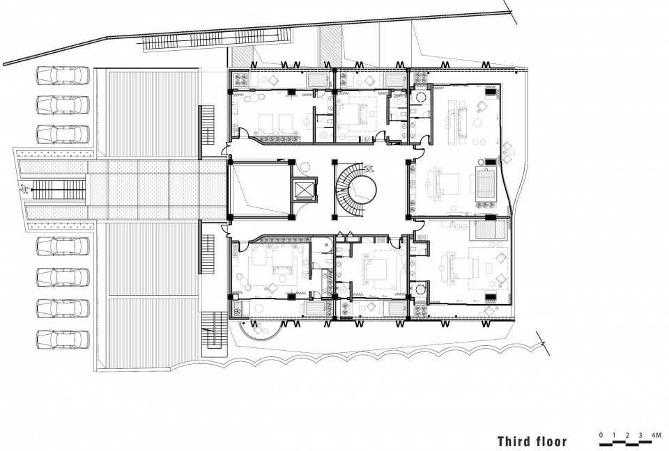 三层平面 renovation design for the dali fengyasong hotel by usual studio