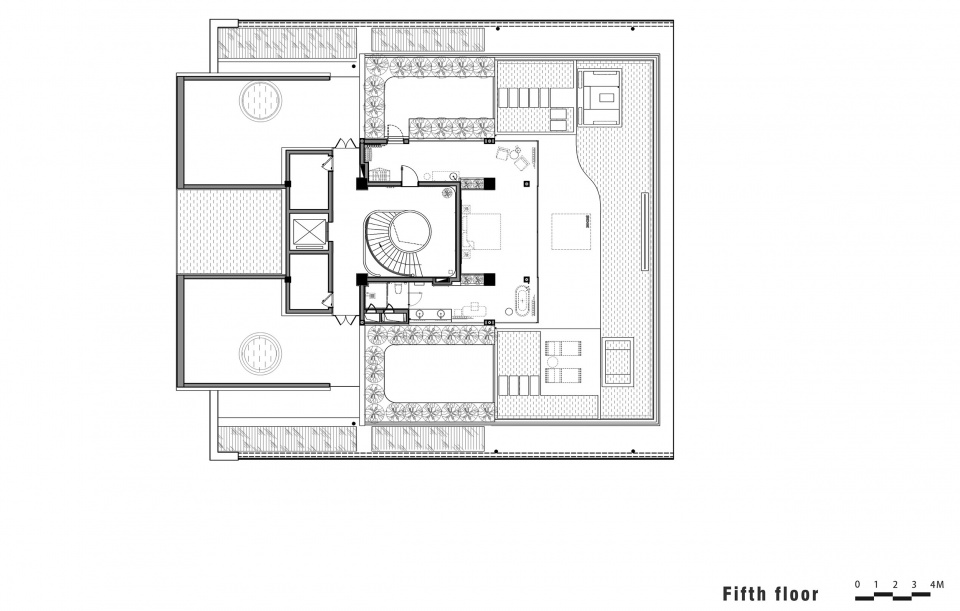 五层平面 renovation design for the dali fengyasong hotel by usual studio