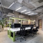 拾集建筑办公室及盎然咖啡，上海 / 拾集建筑