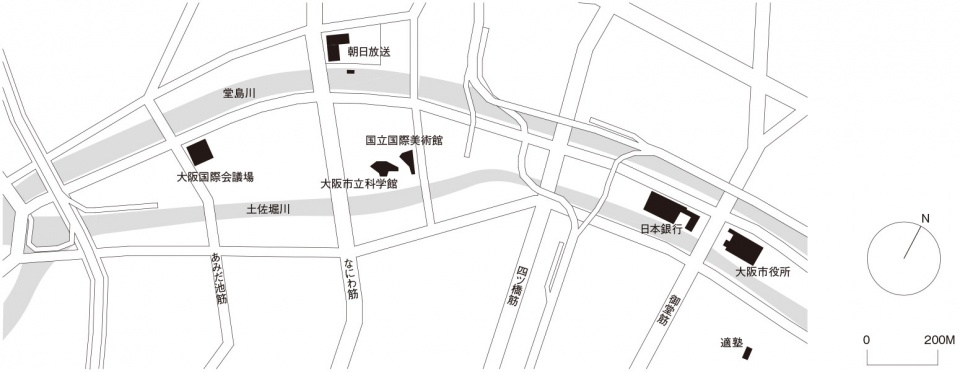 案内図 asahi broadcasting corporation by kkaa