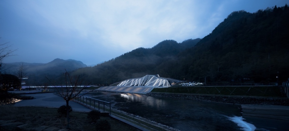 Bailu Town Open Air Concert Hall China by CHENGDU ARCHITECTURAL DESIGN R P