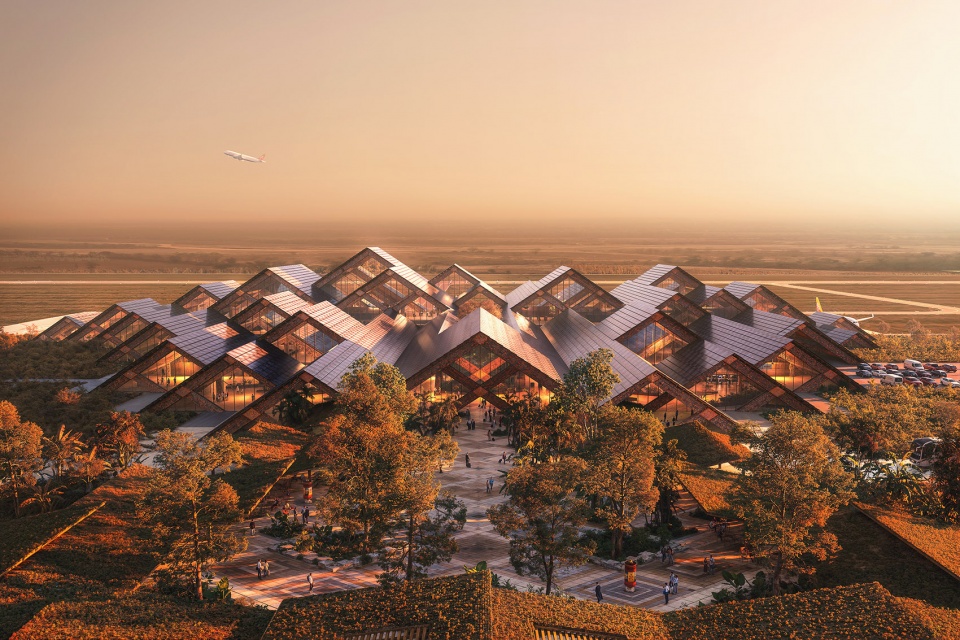 big merges innovation and craft tradition with the gelephu international airport