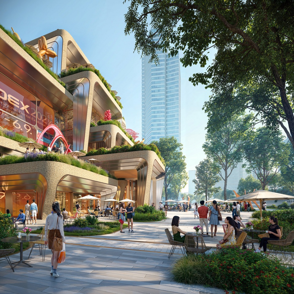 heatherwick studio wins competition to redesign coex convention centre in seoul