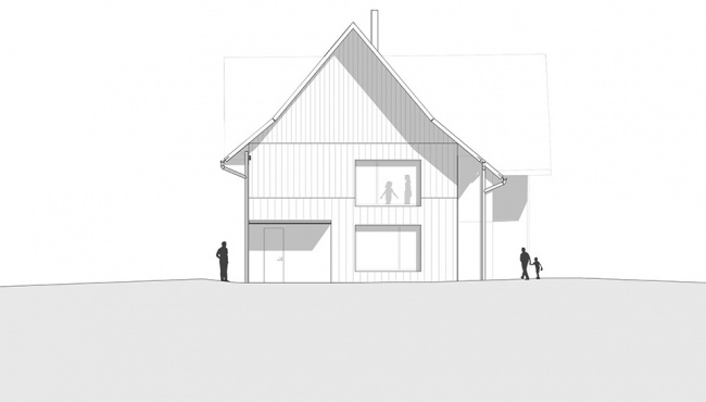 living in the former barn by mwarchitekten