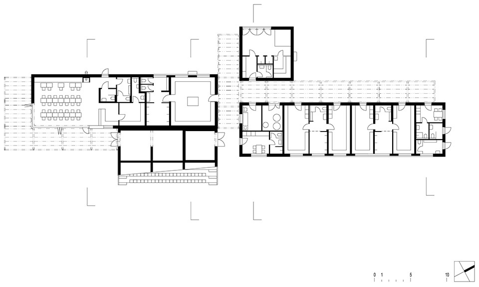 sk plana sports complex by proam architekti