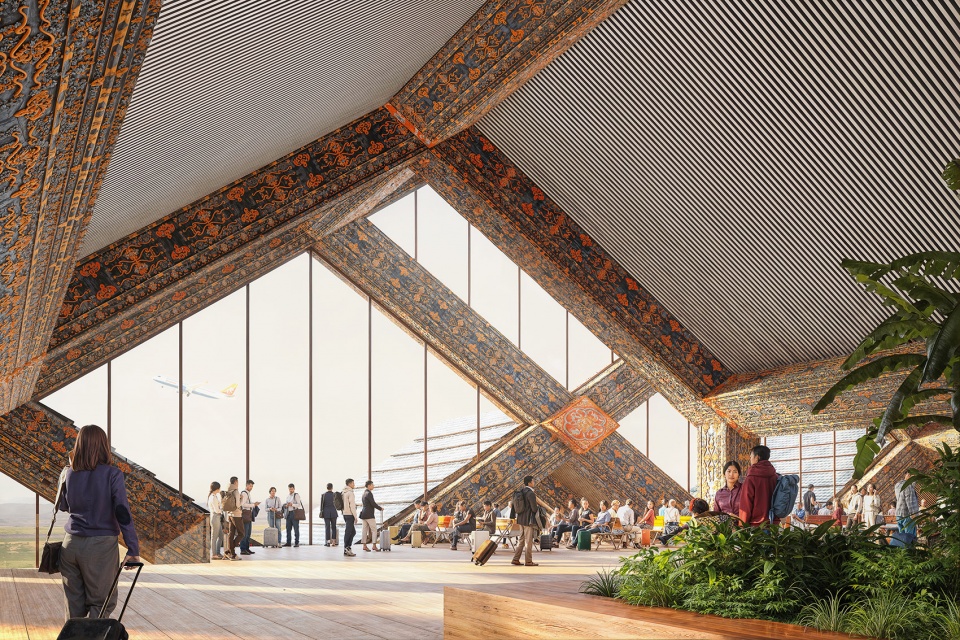 big merges innovation and craft tradition with the gelephu international airport