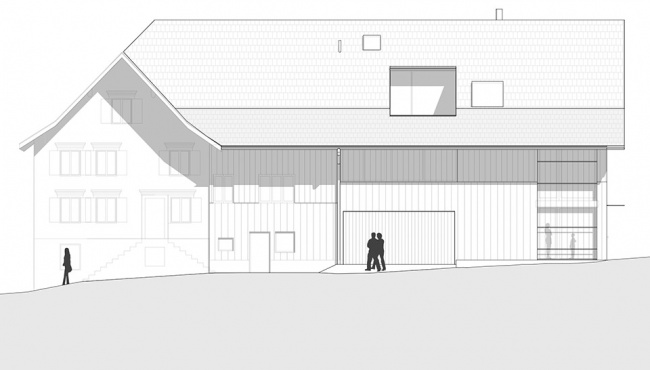 living in the former barn by mwarchitekten
