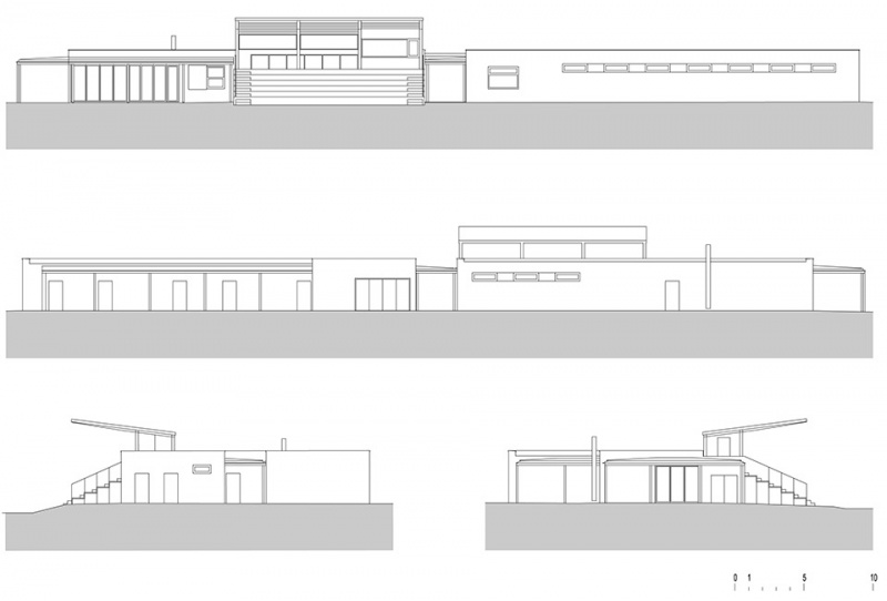 sk plana sports complex by proam architekti
