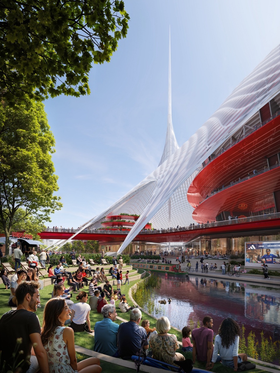 Old Trafford Stadium District Foster Partners
