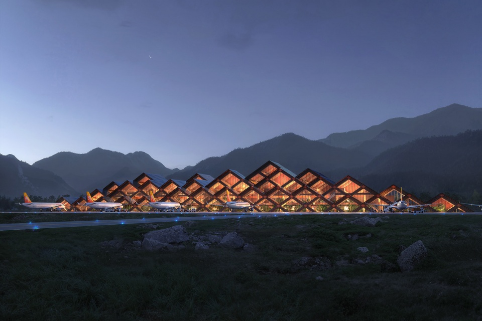 big merges innovation and craft tradition with the gelephu international airport
