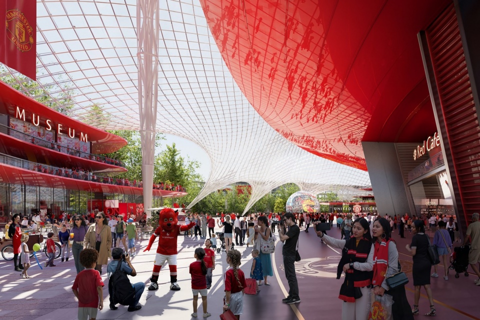 Old Trafford Stadium District Foster Partners