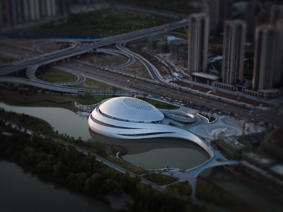Jewel On The Silkroad Nanbu Eye Gymnasium China by Zhoyu Design Group