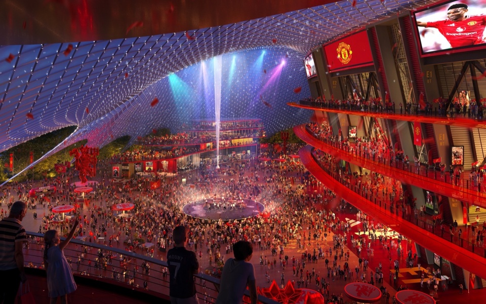 Old Trafford Stadium District Foster Partners