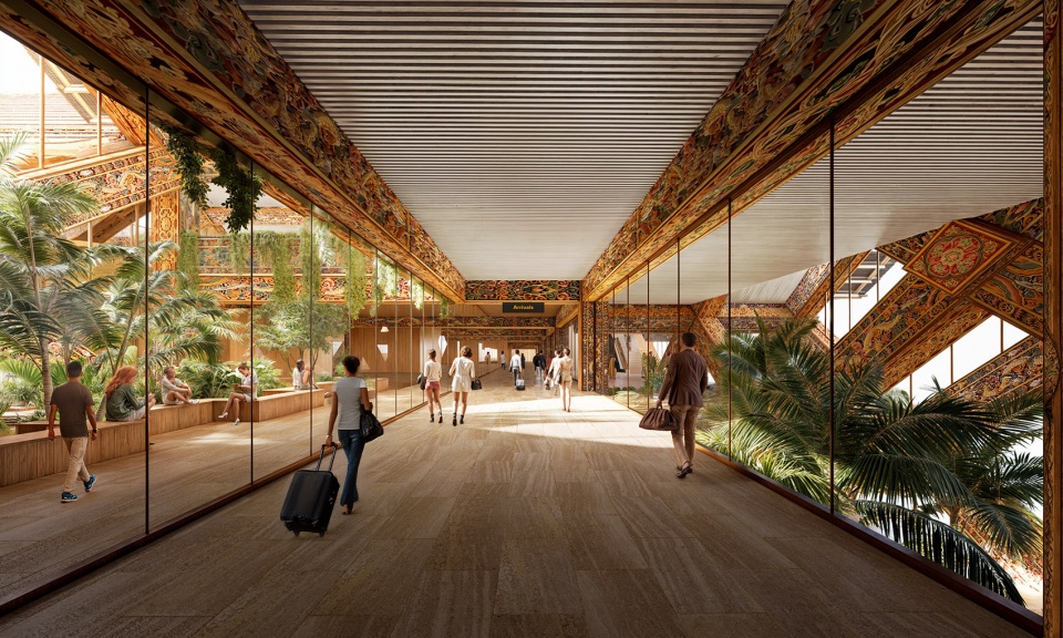 big merges innovation and craft tradition with the gelephu international airport