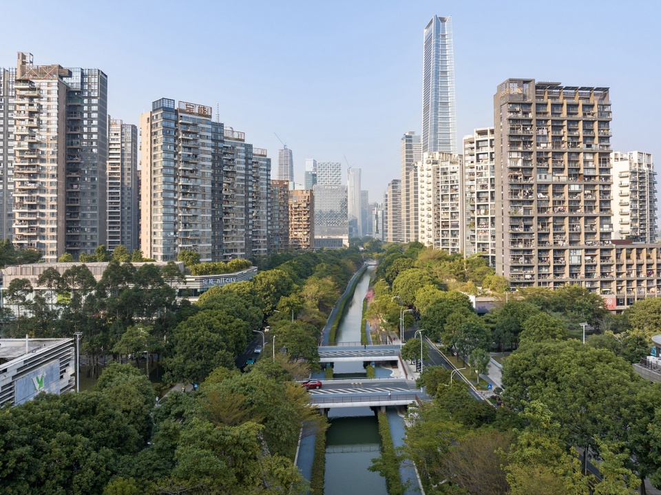 shenzhen houhai river park by hope design