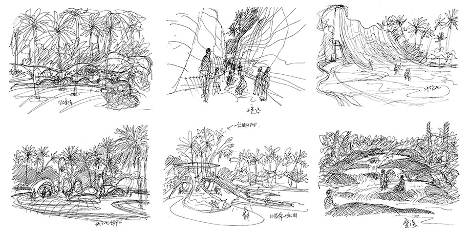 spring woods dino water island by z t studio