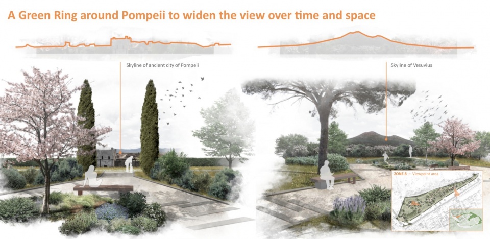 2024 ASLA ANALYSIS AND PLANNING AWARD OF EXCELLENCE A Green Ring for the ancient city of Pompeii by Studio Bellesi Giuntoli