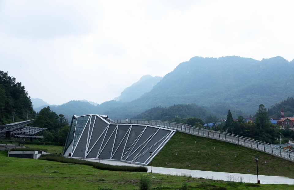 Bailu Town Open Air Concert Hall China by CHENGDU ARCHITECTURAL DESIGN R P