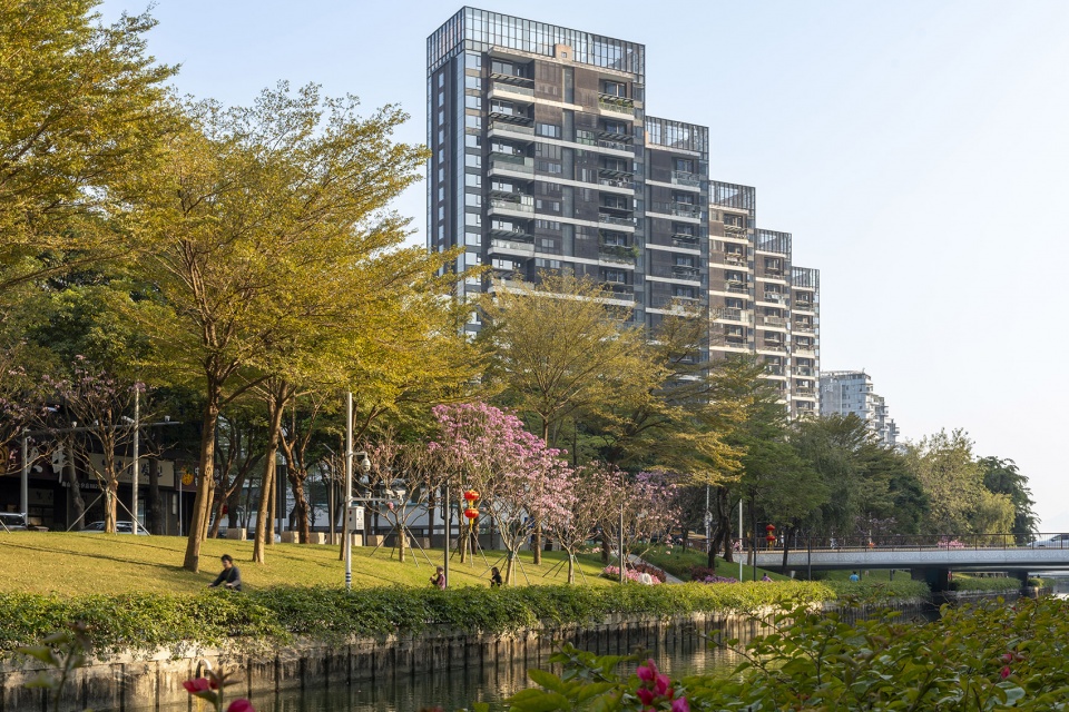 shenzhen houhai river park by hope design